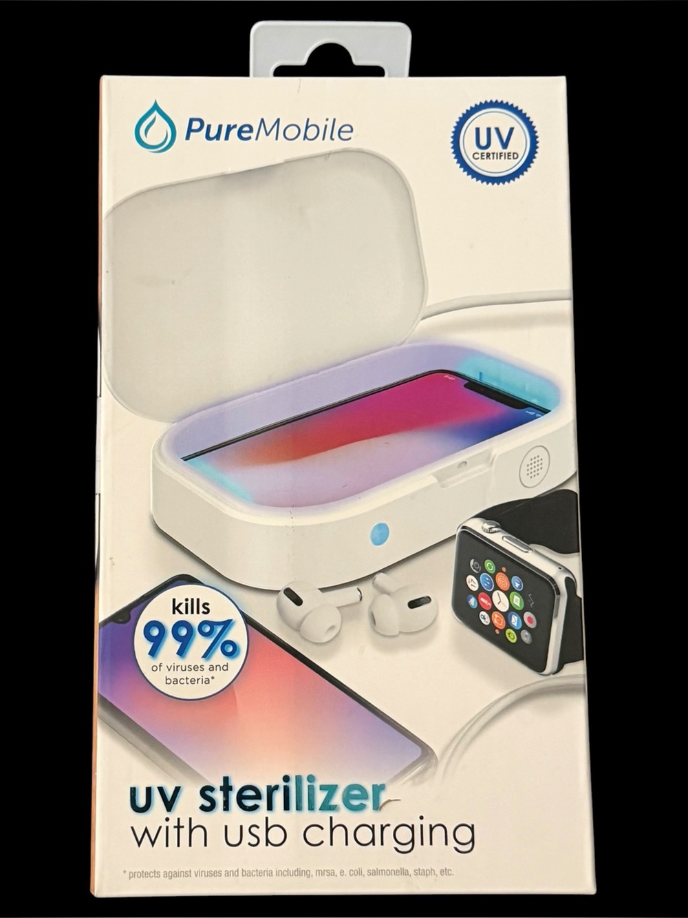 New in Box UV Certified Sterilizer with USB Charging